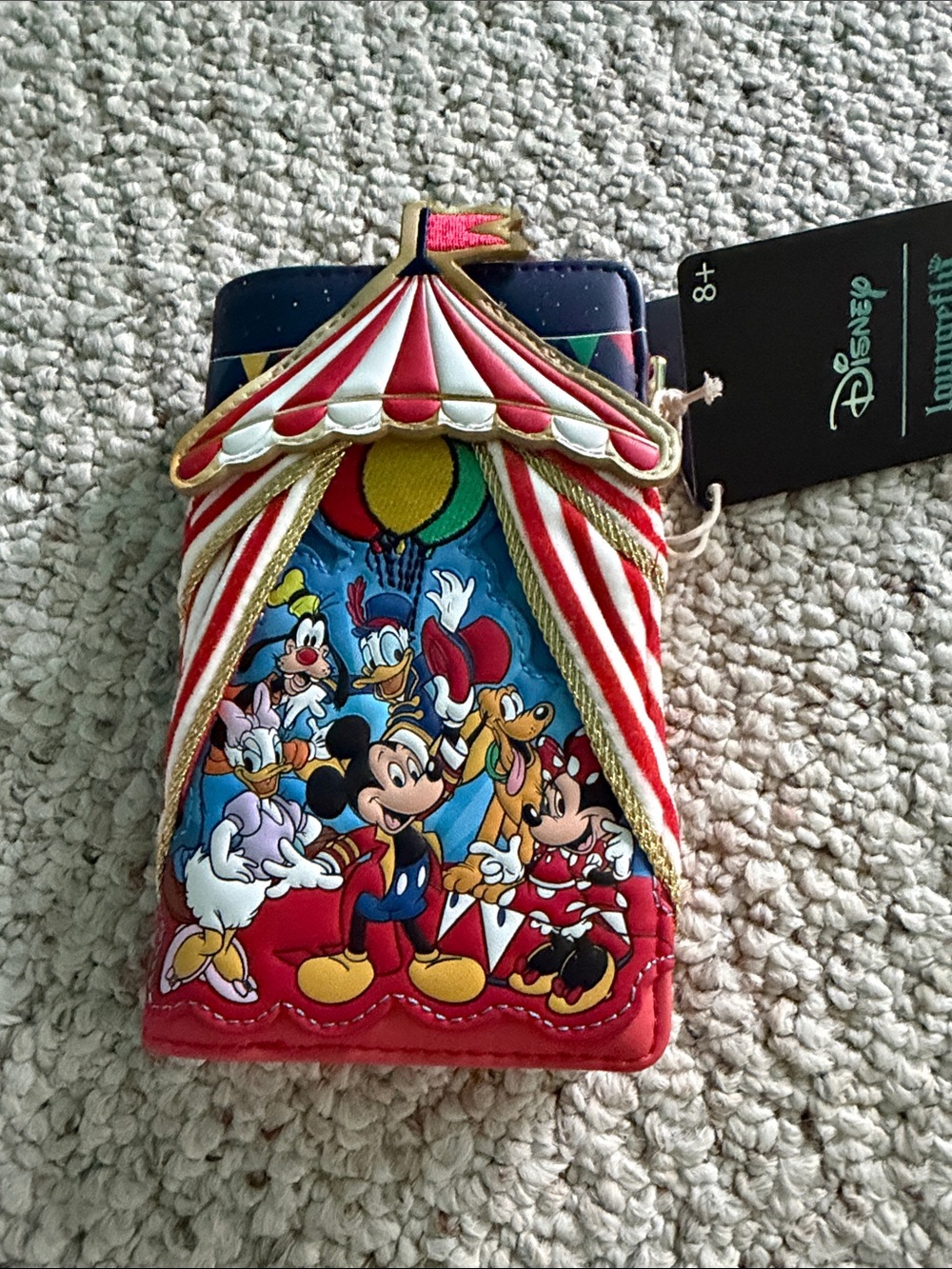 Disney Mickey & Friends Circus Tent Flap Wallet